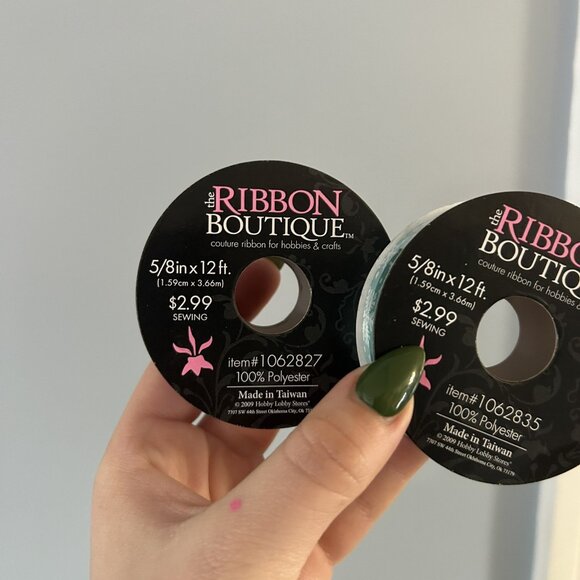 Scrapbooking Junk Journaling Lot Of 4 New Ribbons And Stamps Christmas Holiday - Picture 6 of 13